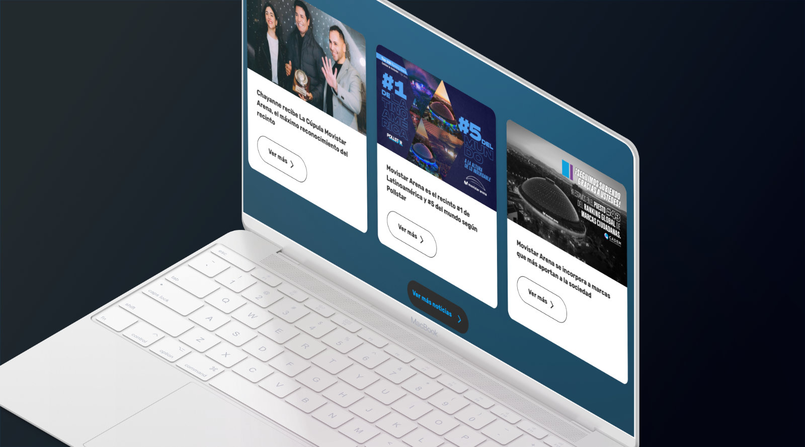Cartelera y eventos: el nuevo sitio de Movistar Arena
