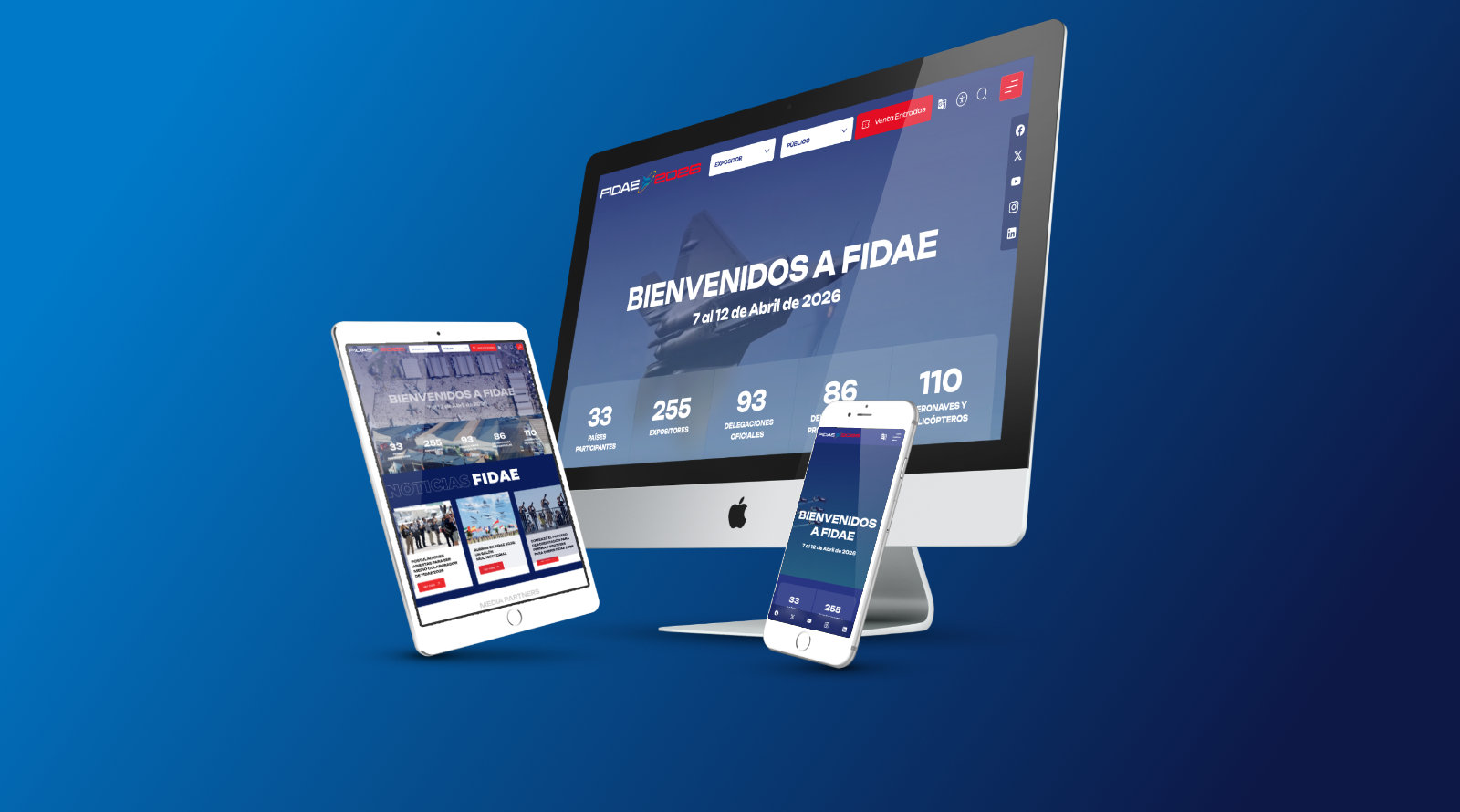 Fidae: Plataforma web para una feria de escala internacional
